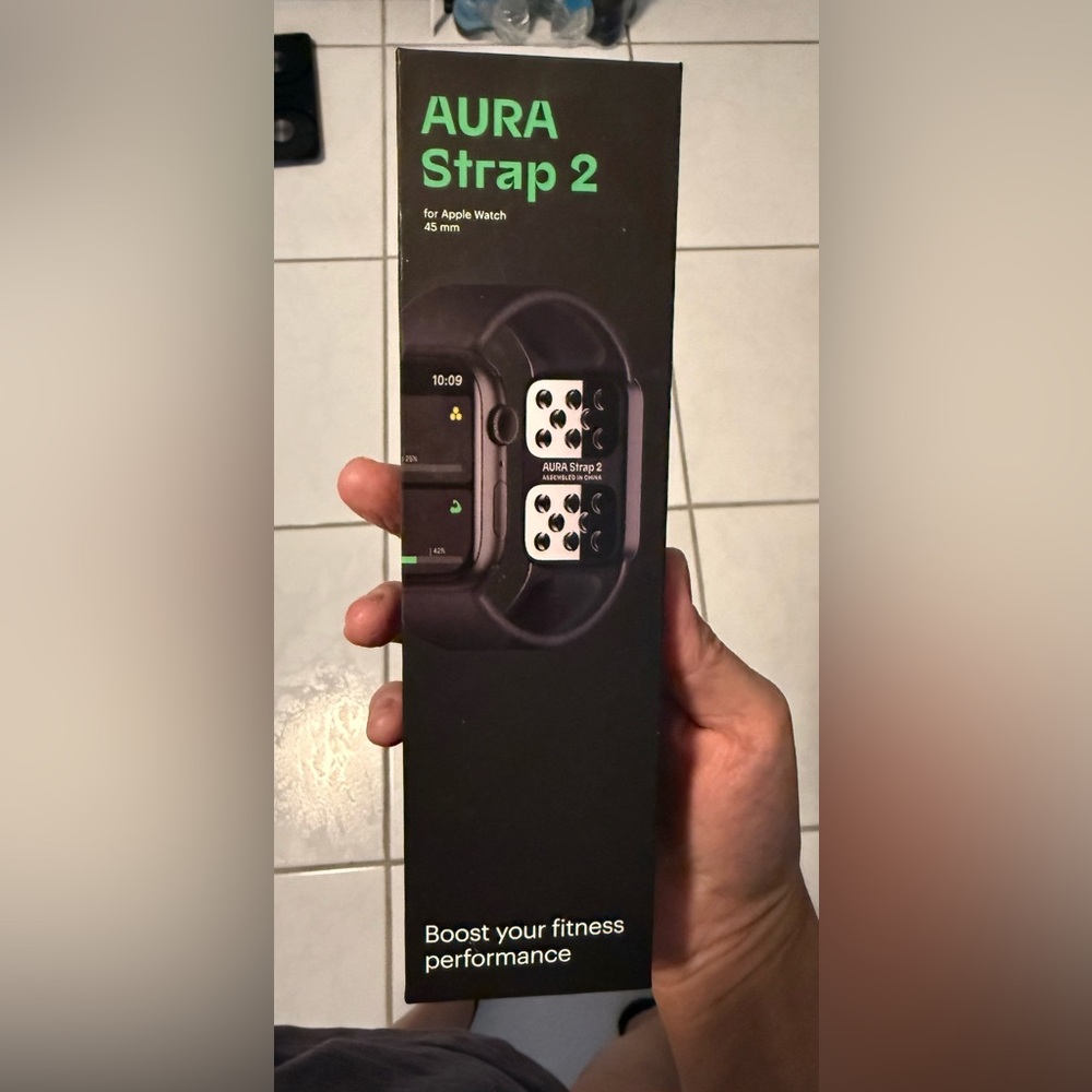 Aura Strap 2 for Apple Watch - Cool Black